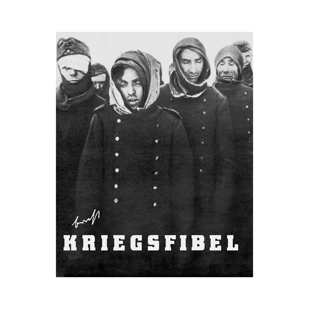 Plakat der Sonderausstellung Kriegsfibel